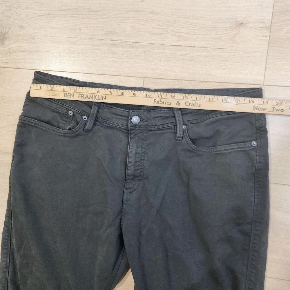 DU/ER No Sweat Pants Mens 38x30 Black N2X Relaxed Taper Stretch Denim Casual